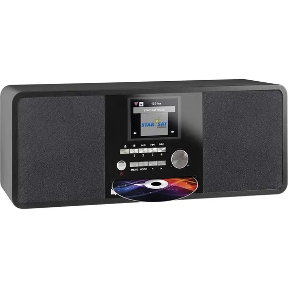 Imperial DABMAN i200 CD DAB+ / FM / Bluetooth / CD-afspiller Sort