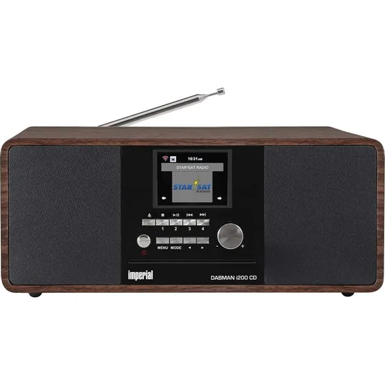 Imperial DABMAN i200 CD Multifunktionsradio DAB+ / FM / Internet / Bluetooth Trælook