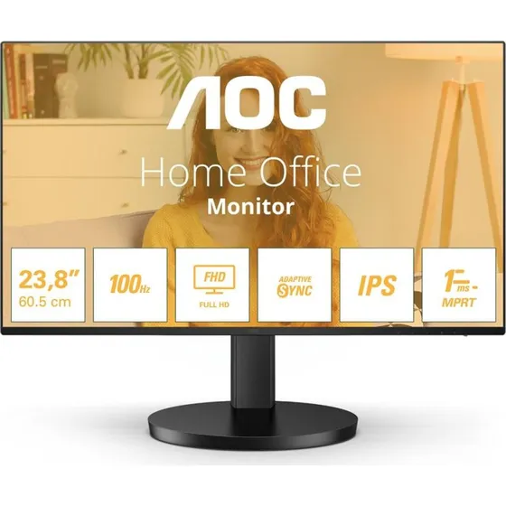AOC 24B3HA2 23,8" Full HD IPS 100 Hz Sort
