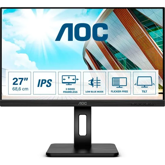 AOC Q27P2Q 27" IPS 2560x1440 75Hz LED-skærm