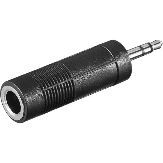 goobay A 173 Lydadapter 3.5 mm hun til 6.35 mm han