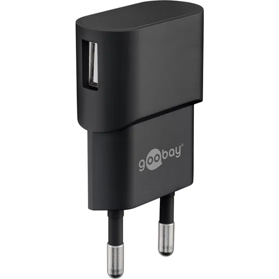 Pro USB-charger 1 A (5W) sort