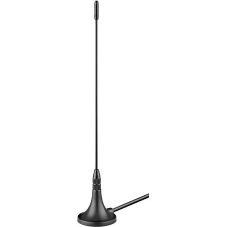 Goobay Passive DVB-T2 mini antenne med magnetfod, sort