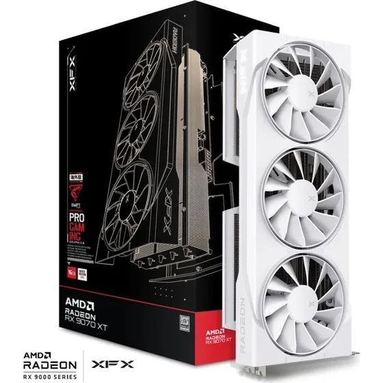 XFX Radeon RX 9070 XT White Gaming Edition 16GB