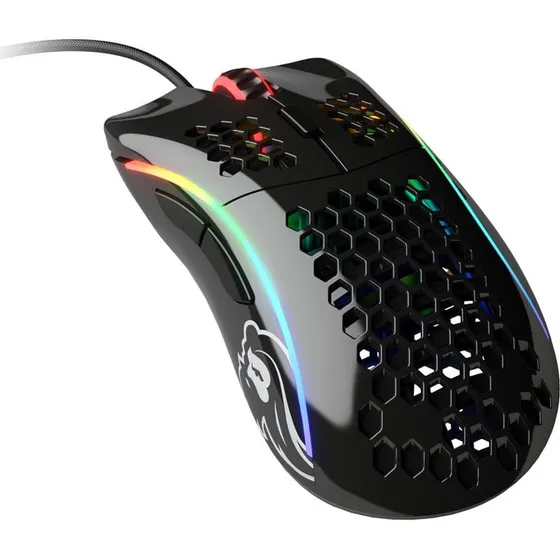 Glorious Model D Gaming-mus - Sort, 12.000 DPI