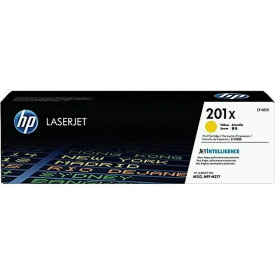 HP 201X CF402X Højkapacitets Gul Toner