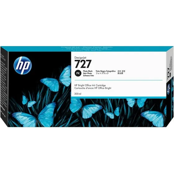 HP 727 Photo Black Blækpatron 300 ml