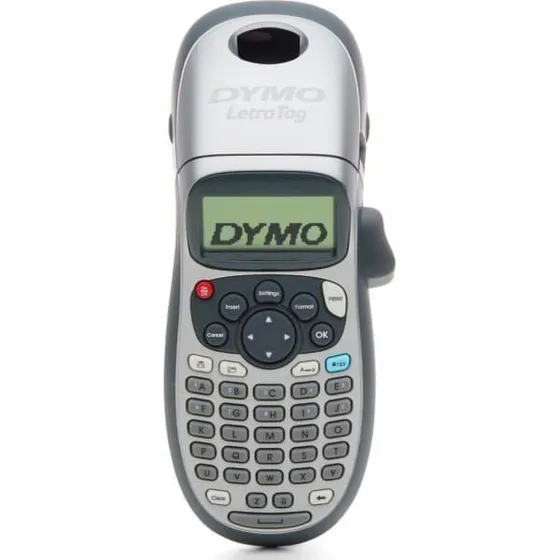 Dymo LetraTag LT-100H bærbar etiketprinter, sølv