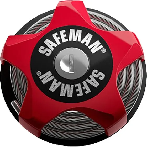 Safeman Wirelås 75 cm, 4 mm – rød