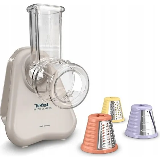 Tefal Fresh Express DN853BE0, 150 W, elektrisk grøntsagssnitter med 3 tromler