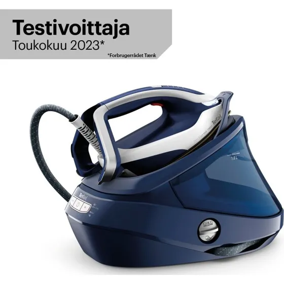 Tefal Pro Express Vision GV9812E0 3000 W, blå/vit