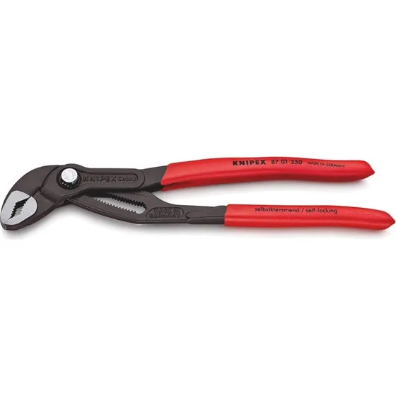 KNIPEX Cobra 250 mm Rørtang, gråt atramenteret, med skridhæmmende greb