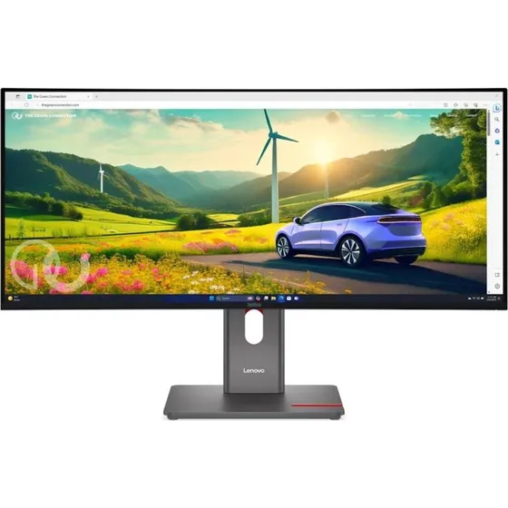 Lenovo ThinkVision P34w-40 34" Ultrabred IPS Skærm 3440×1440 120 Hz USB-C
