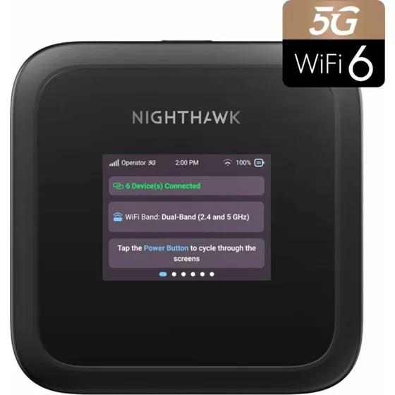 NETGEAR Nighthawk M3 5G WiFi 6 Mobilhotspot Sort