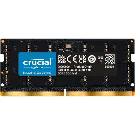 Crucial DDR5 32GB 5600MHz CL46 SO-DIMM 262-pin