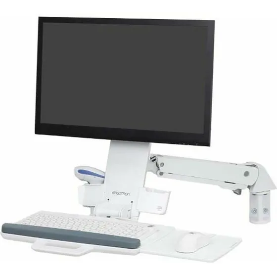 Ergotron StyleView Sit-Stand Combo Arm, hvid, op til 24"