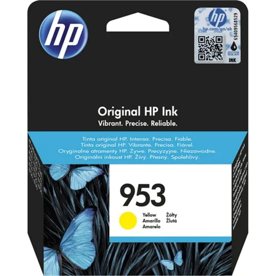 HP 953 Gul Blækpatron, 630 Sider, Original