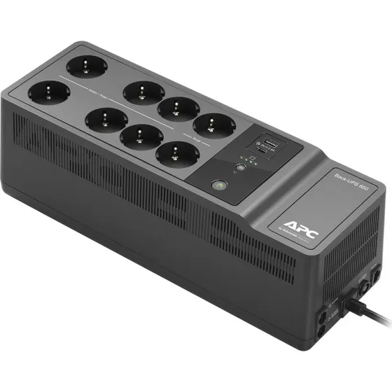 APC BE850G2-GR 520W Line Interactive UPS med 8x Schuko