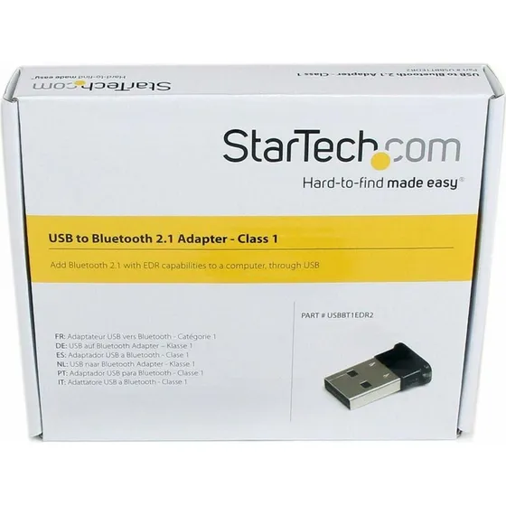 StarTech USB Bluetooth 2.1 + EDR Adapter, sort