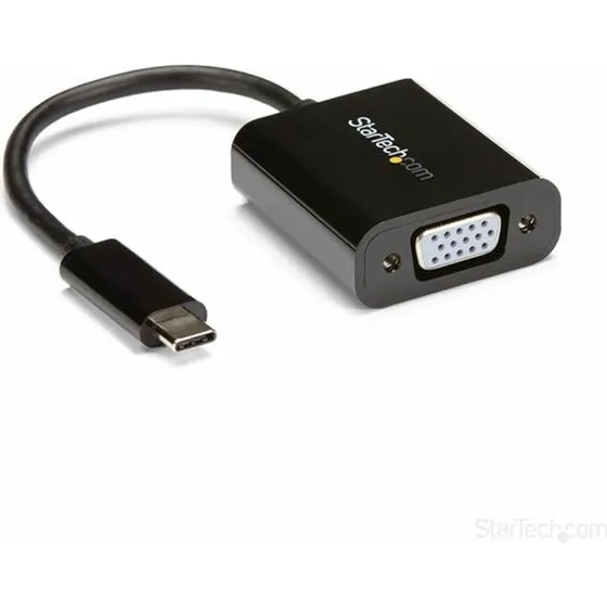 StarTech CDP2VGA USB-C til VGA Adapter, Sort, 1080p