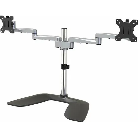 StarTech.com Dual Monitor Stand, 32" VESA, Articulating, Silver
