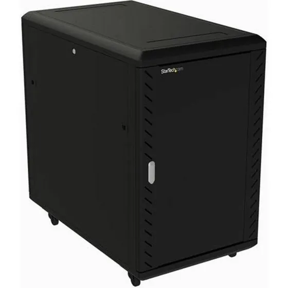 StarTech RK1836BKF 18U Server Rack Cabinet, Sort, 4-Pæl, Med Caster