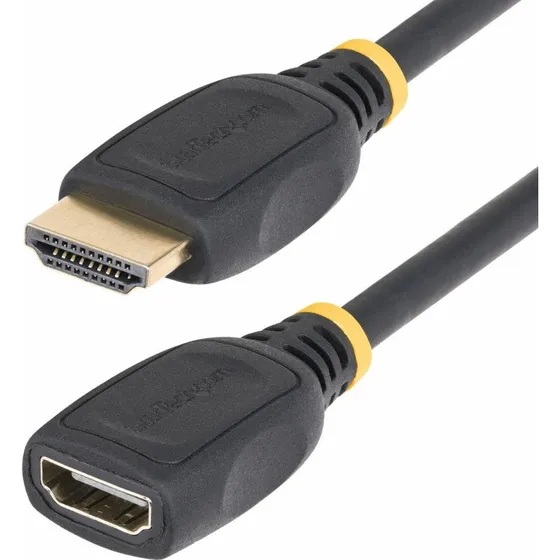 StarTech HD2MF3FL HDMI 2.0 1 m Hånd til Hun, Sort