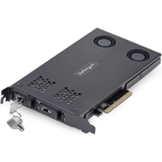 StarTech 2M2-REMOVABLE-PCIE M.2 NVMe PCIe 4.0 x8 Adapter, sort