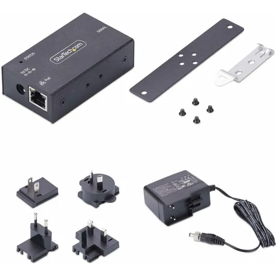StarTech I13P-SERIAL-ETHERNET Serial til Ethernet Adapter, sort