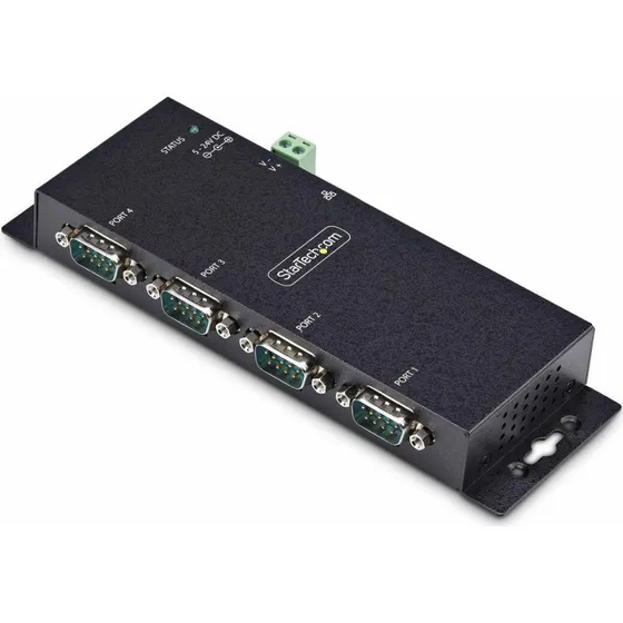 StarTech 4P Serial to Ethernet Adapter, 4-port, sort, RJ45
