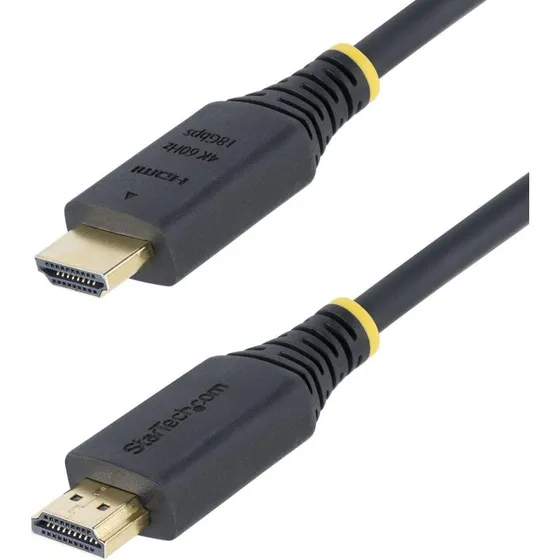 StarTech Premium HDMI 2.0 2m 4K60Hz HDMI-kabel sort