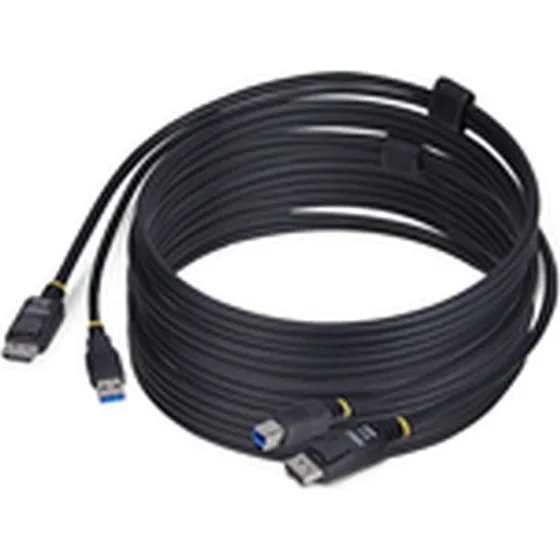 StarTech DU12210 10ft DisplayPort & USB 5Gbps KVM-kabel, sort