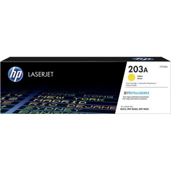 HP 203A CF542A Gul Toner til LaserJet Pro