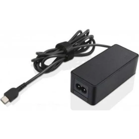 Lenovo 45 W USB-C AC-adapter 4X20M26256, Sort