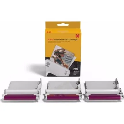 Kodak PATRON 3x3 30-pak – Mat fotopapir med blæk