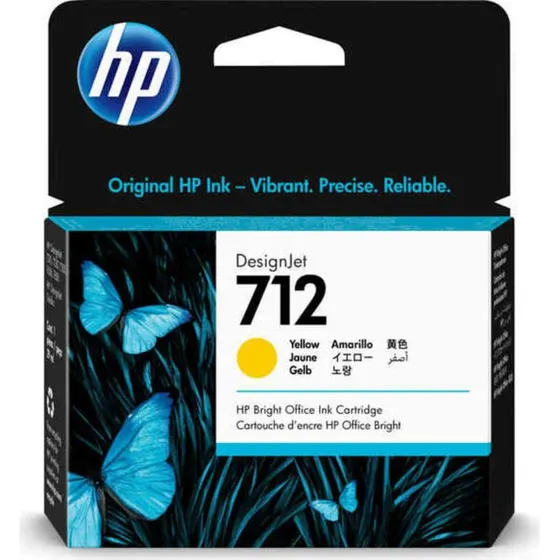 HP 712 Gul Blækpatron 29 ml (3ED69A)