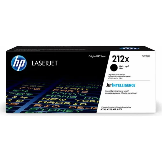 HP 212X W2120X Sort Højtydende Toner