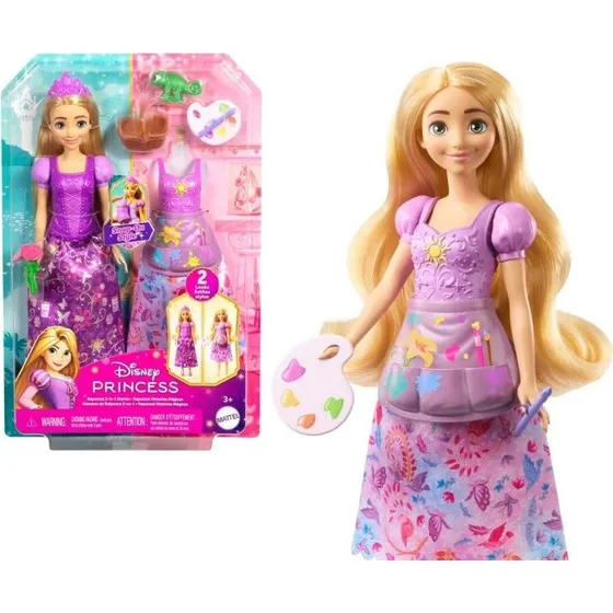 Disney Prinsesse 2-i-1 Storytelling Rapunzel-dukke (217-2503)