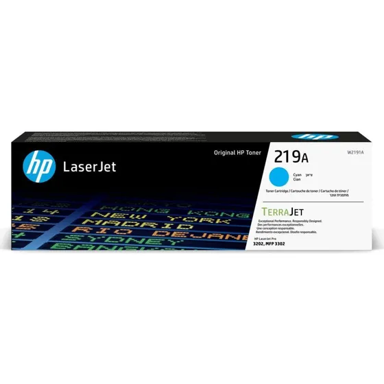 HP 219A Cyan Toner W2191A – Original, 1.200 sider