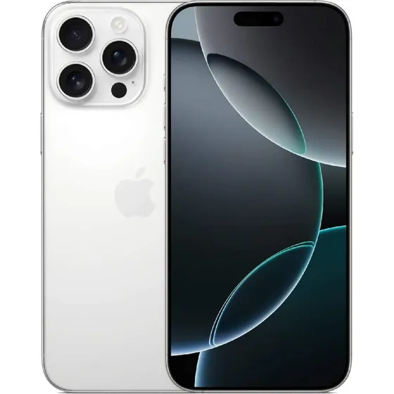 iPhone 16 Pro Max 512 GB Hvid Titanium, 6,9"