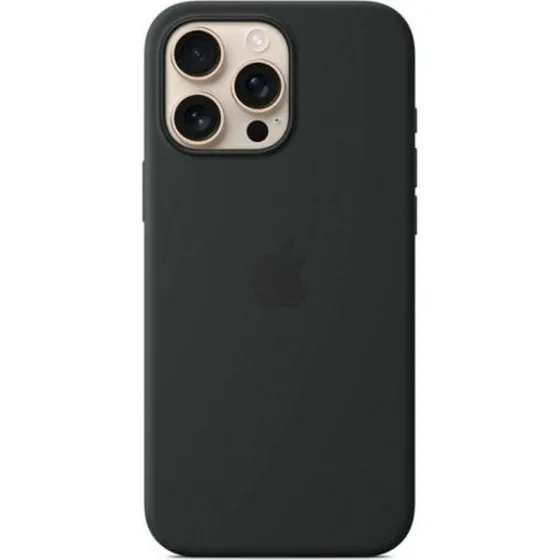 Apple iPhone 16 Pro Max Silikonecover med MagSafe, Sort