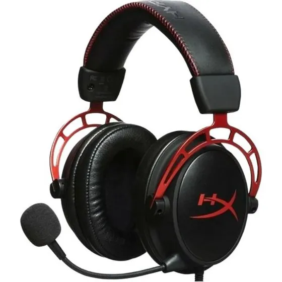 HyperX Cloud Alpha Gaming Headset, sort/rød, kablet