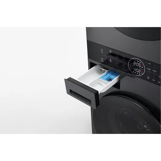 LG WT1210BBF WashTower vask/tør frontbetjent, 12 kg, sort