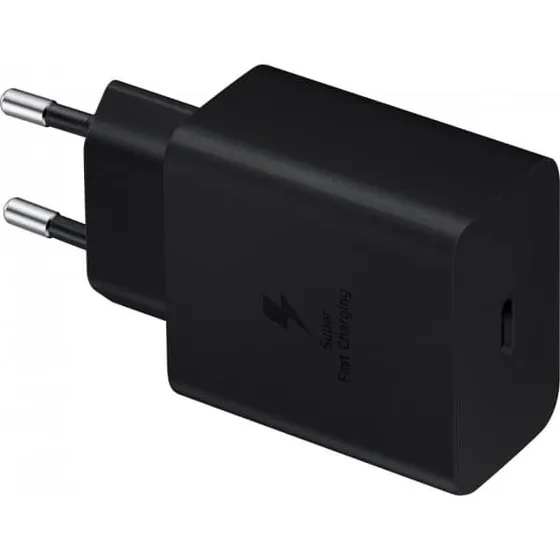 Samsung 45W USB-C Hurtigoplader med Kabel, Sort
