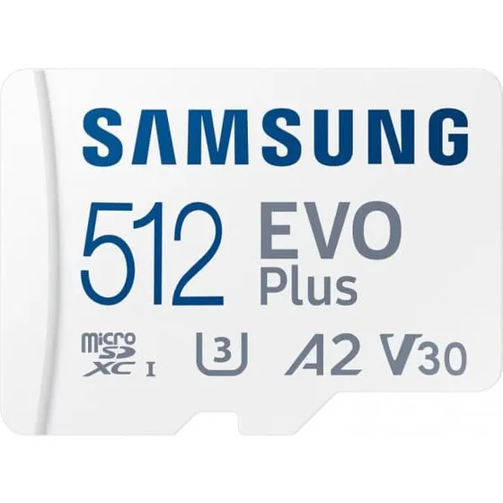 Samsung EVO Plus 512 GB microSDXC UHS-I U3 V30