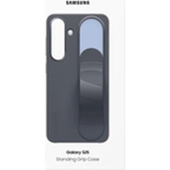 Samsung Galaxy S25 Standing Grip Case - Sort
