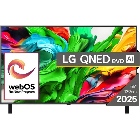 LG QNED AI 55QNED85A3C 55" 4K Smart TV sort