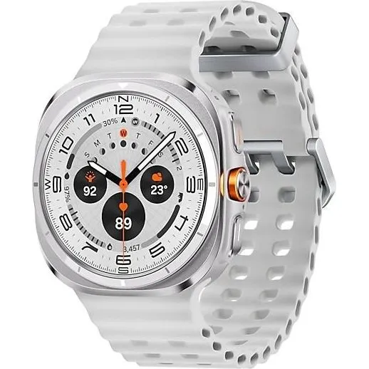 Samsung Galaxy Watch Ultra 47 mm Titanium Hvid, 1,5" Super AMOLED, 4G eSIM