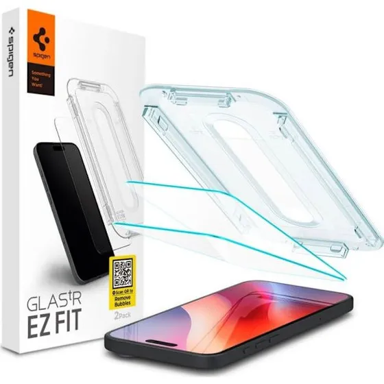 Spigen Glas.tR EZ Fit 2-pak til iPhone 16/17 Pro Max, klar