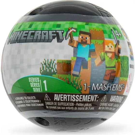 Mashems Minecraft S1 Assorteret - Blød Overraskelsesfigur